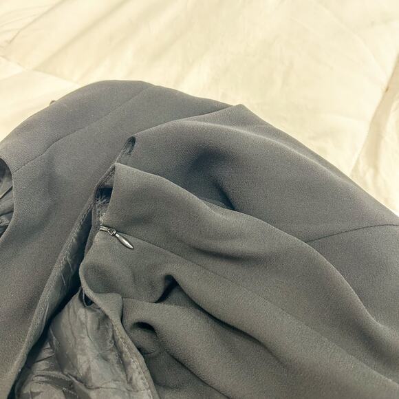 Laundry by Shelli Segal Black Halter A-Line Dress Size 12 Cocktail EUC - Picture 5 of 7